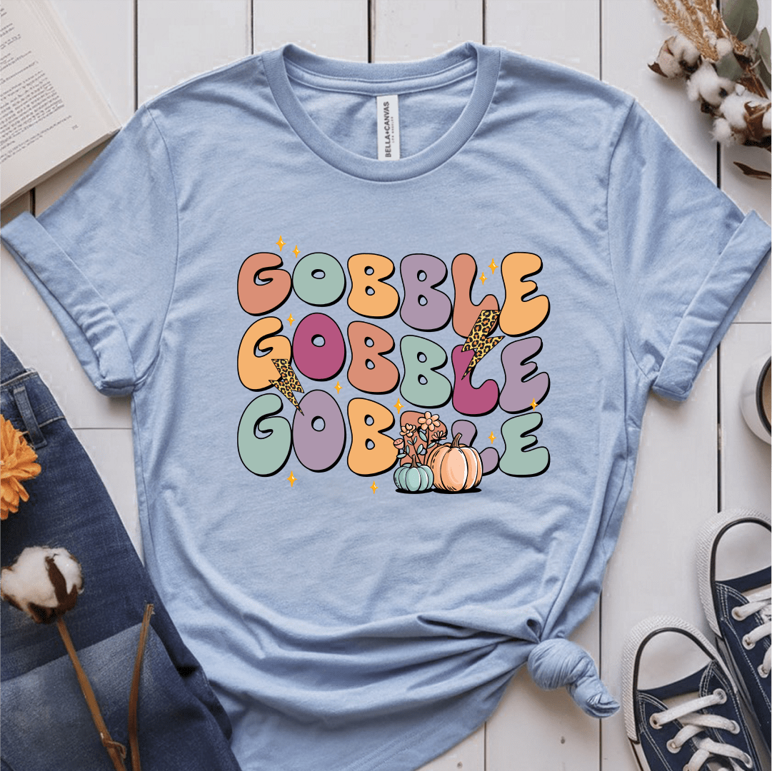 T-Shirt Light Blue / S Gobble Gobble Gobble T-Shirt