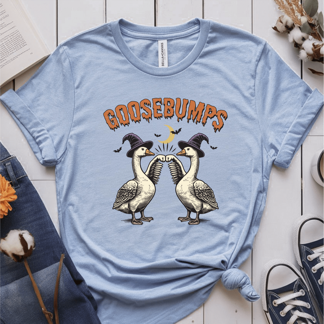 T-Shirt Light Blue / S Goosebumps T-Shirt