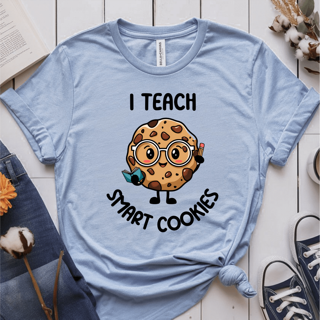 T-Shirt Light Blue / S I Teach Smart Cookies T-Shirt