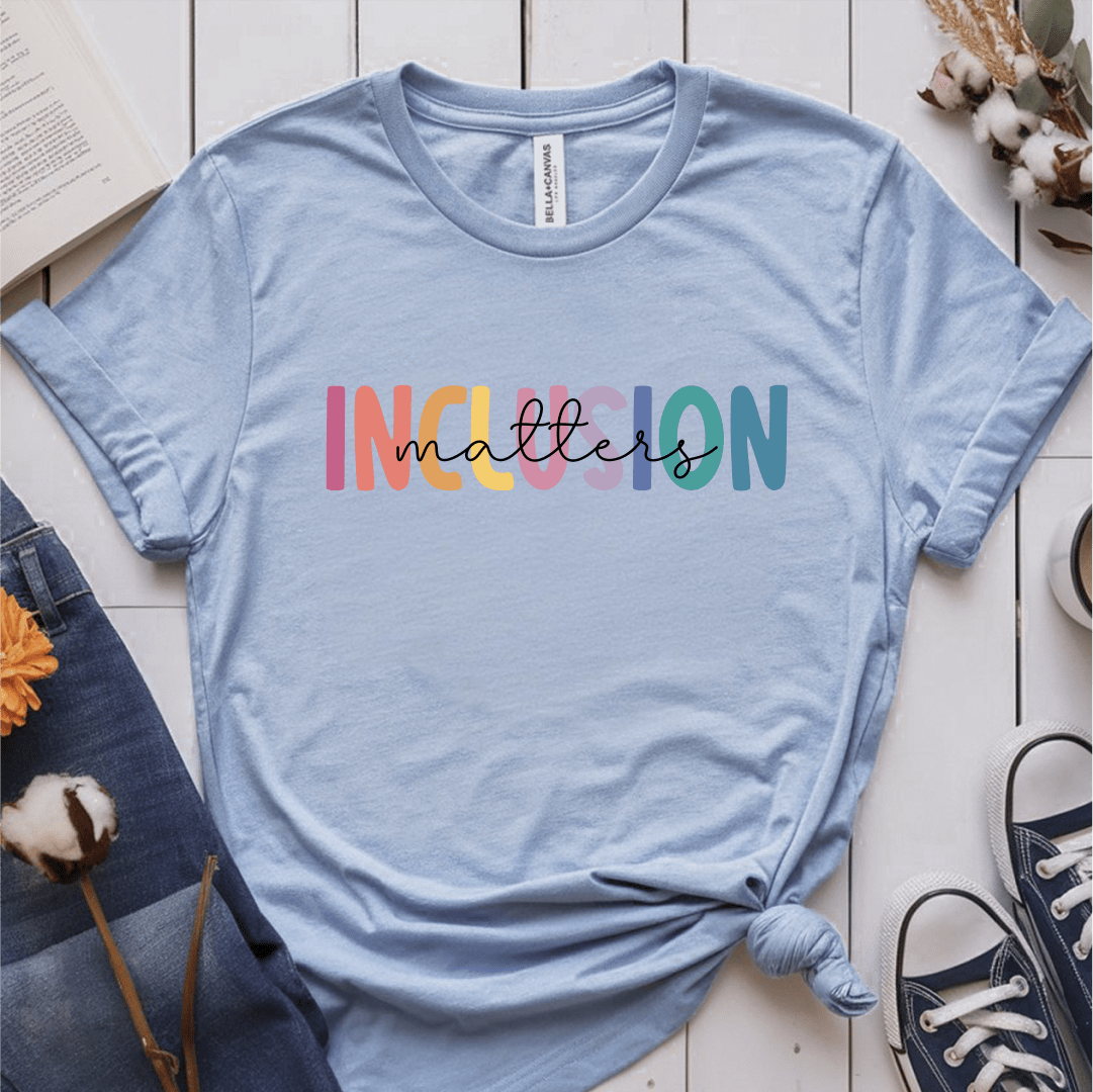 T-Shirt Light Blue / S Inclusion Matters T-Shirt
