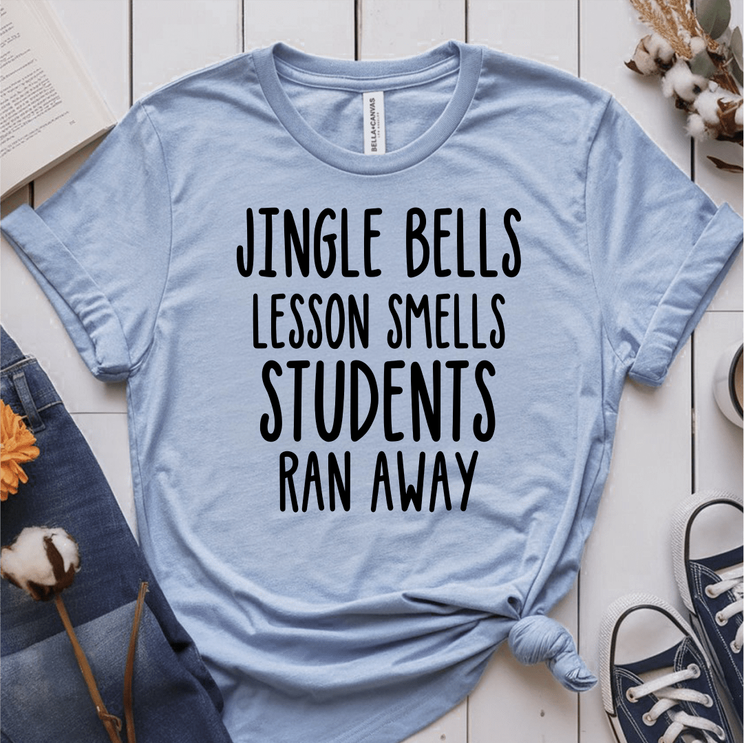 T-Shirt Light Blue / S Jingle Bells Lesson Smells T-Shirt