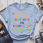 T-Shirt Light Blue / S Personalized Cray Cray For Grade Butterfly Colorful T-Shirt