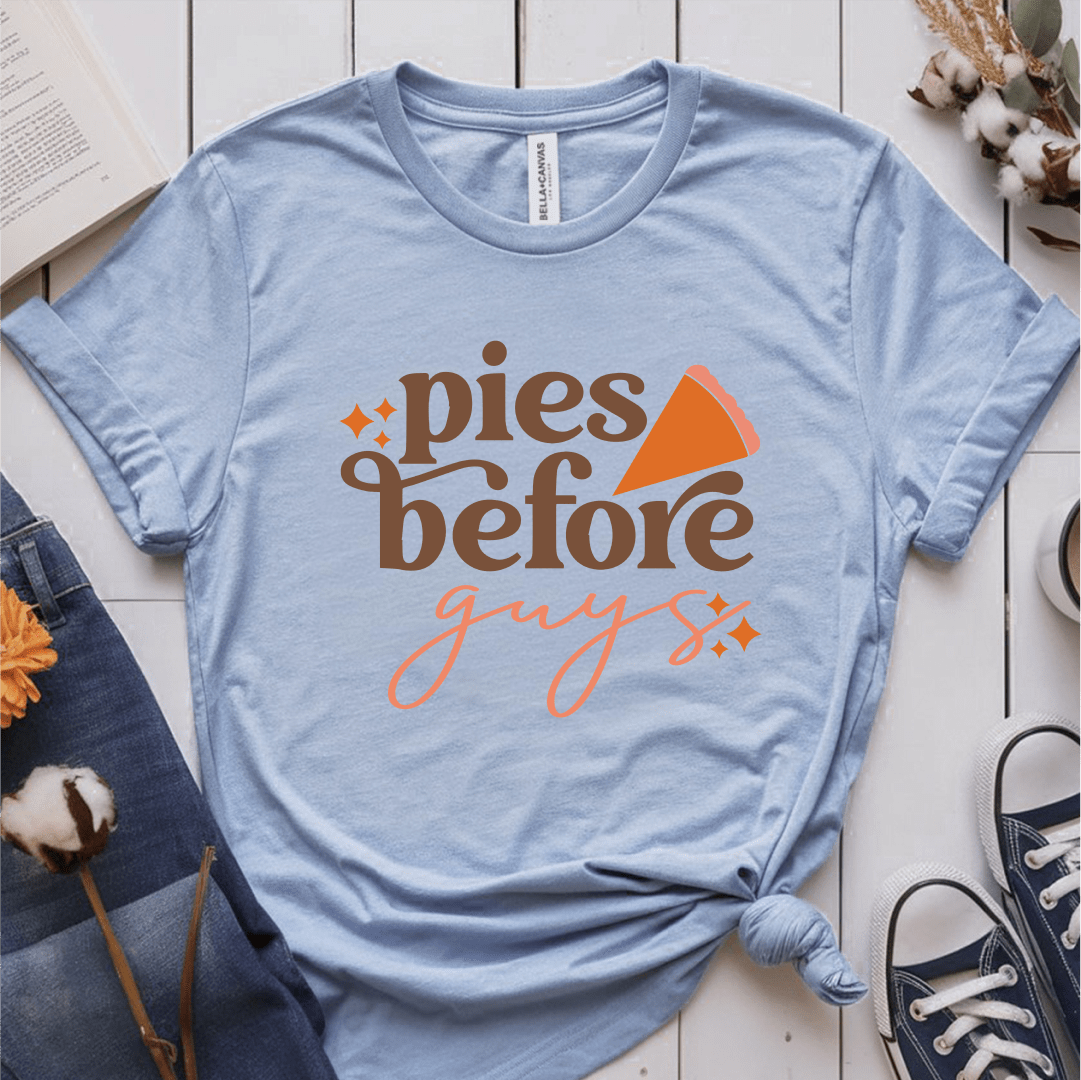 T-Shirt Light Blue / S Pies Before Guys T-Shirt