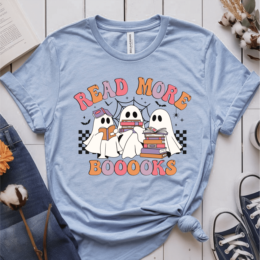 T-Shirt Light Blue / S Read More Booooks T-Shirt