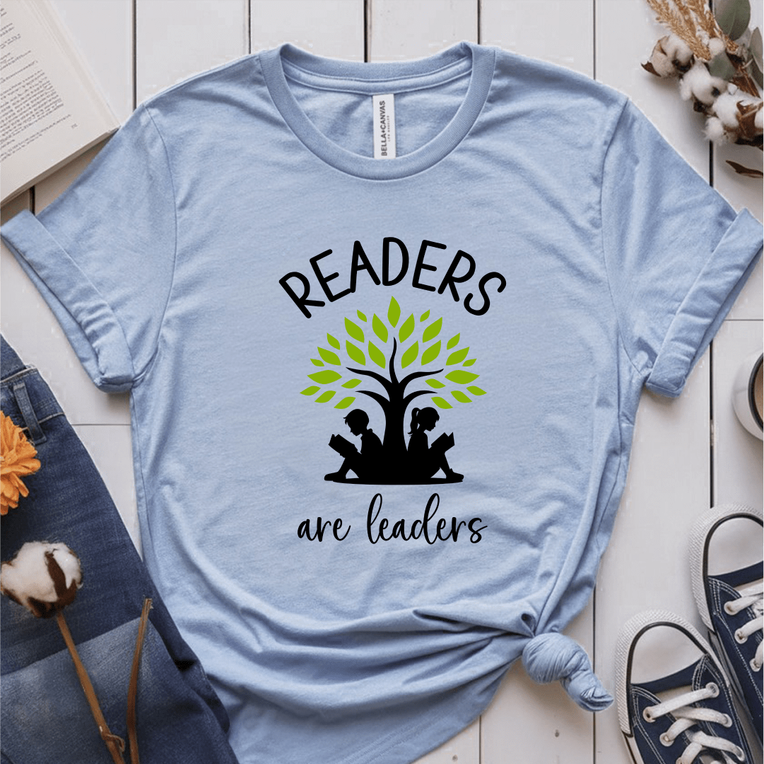 T-Shirt Light Blue / S Readers Are Leaders T-Shirt