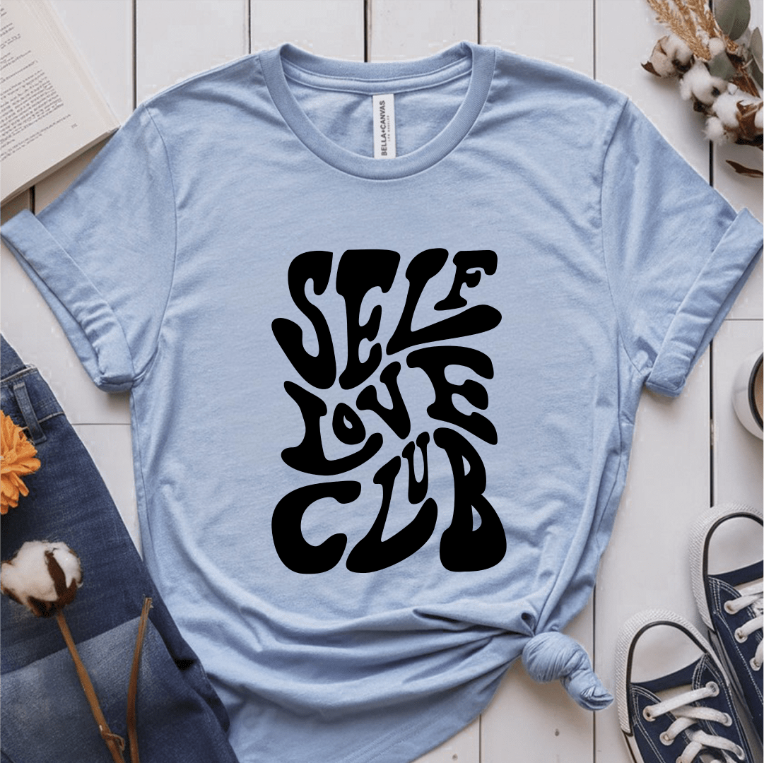 T-Shirt Light Blue / S Self Love Club T-Shirt