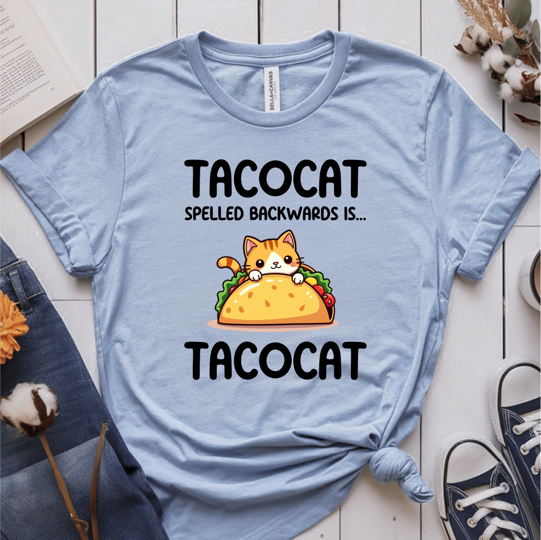 T-Shirt Light Blue / S TacoCat T-Shirt