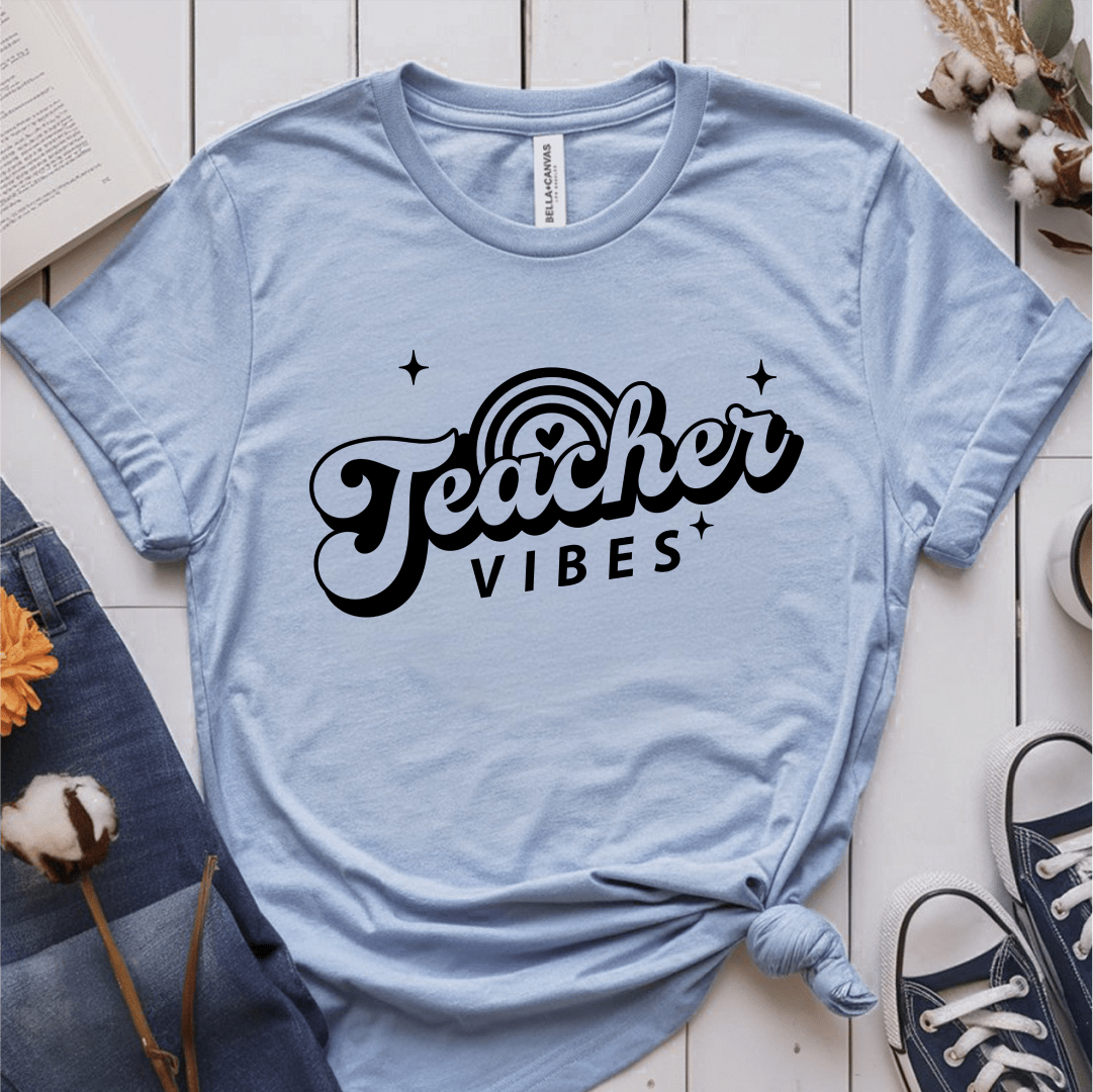 T-Shirt Light Blue / S Teacher Vibes T-Shirt