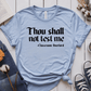 T-Shirt Light Blue / S Thou Shall Not Test Me T-Shirt