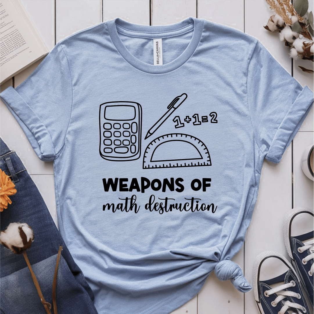 T-Shirt Light Blue / S Weapons of Math Destruction T-Shirt