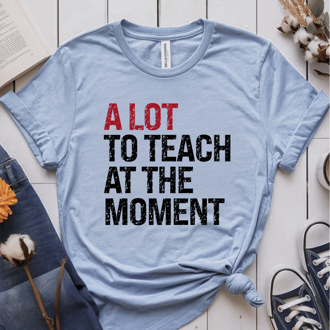 T-Shirt Light Blue / XS A Lot To Teach At The Moment T-Shirt