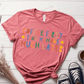 T-Shirt Mauve / S Coffee First Tiny Humans Much Later Pastel T-Shirt