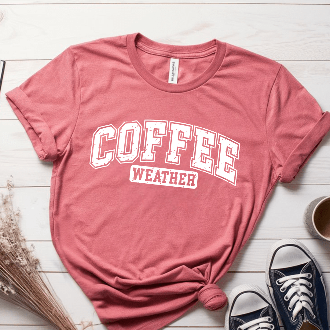 T-Shirt Mauve / S Coffee Weather T-Shirt