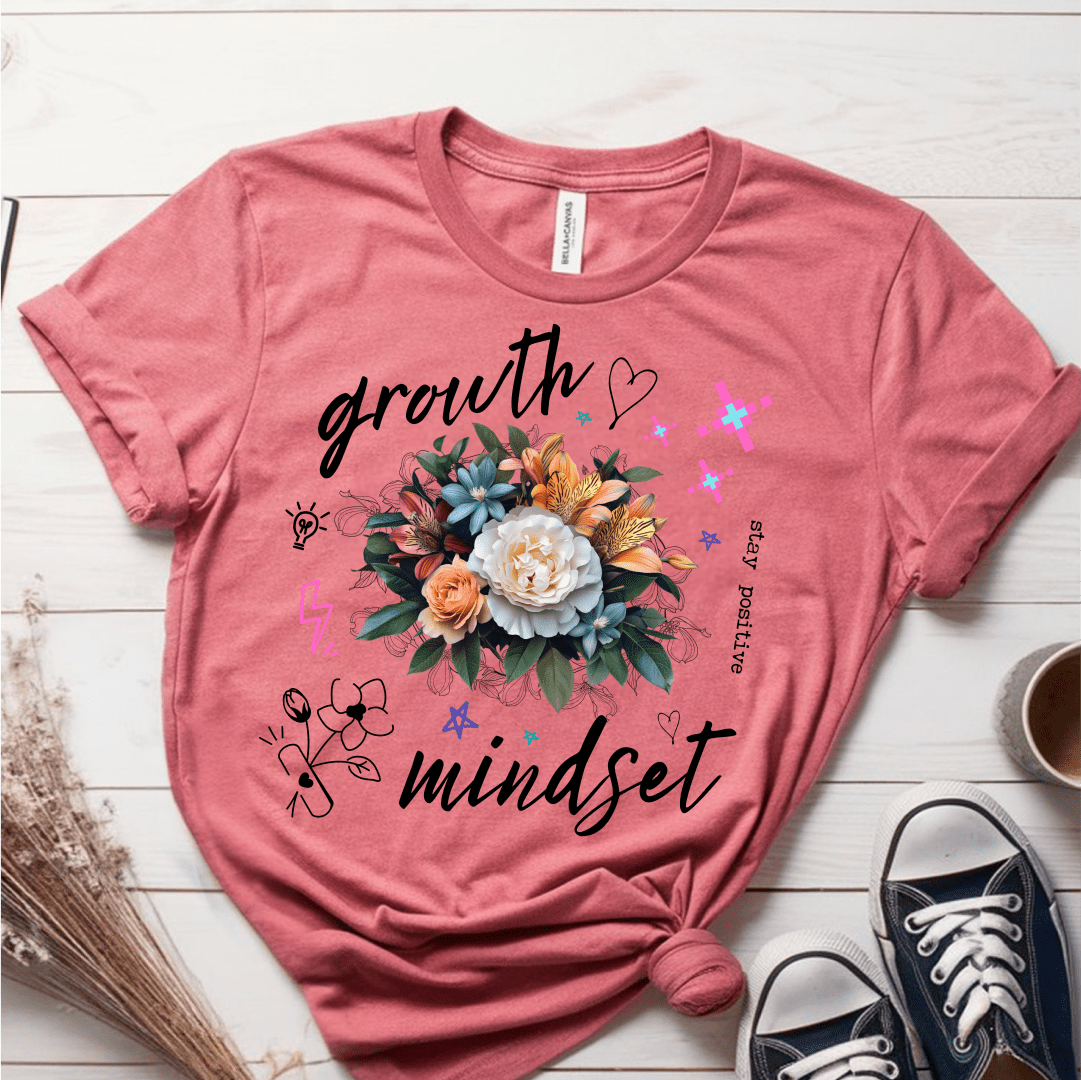 T-Shirt Mauve / S Growth Mindset T-Shirt