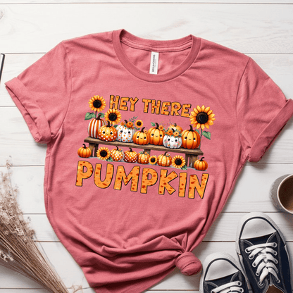 T-Shirt Mauve / S Hey There Pumpkin T-Shirt