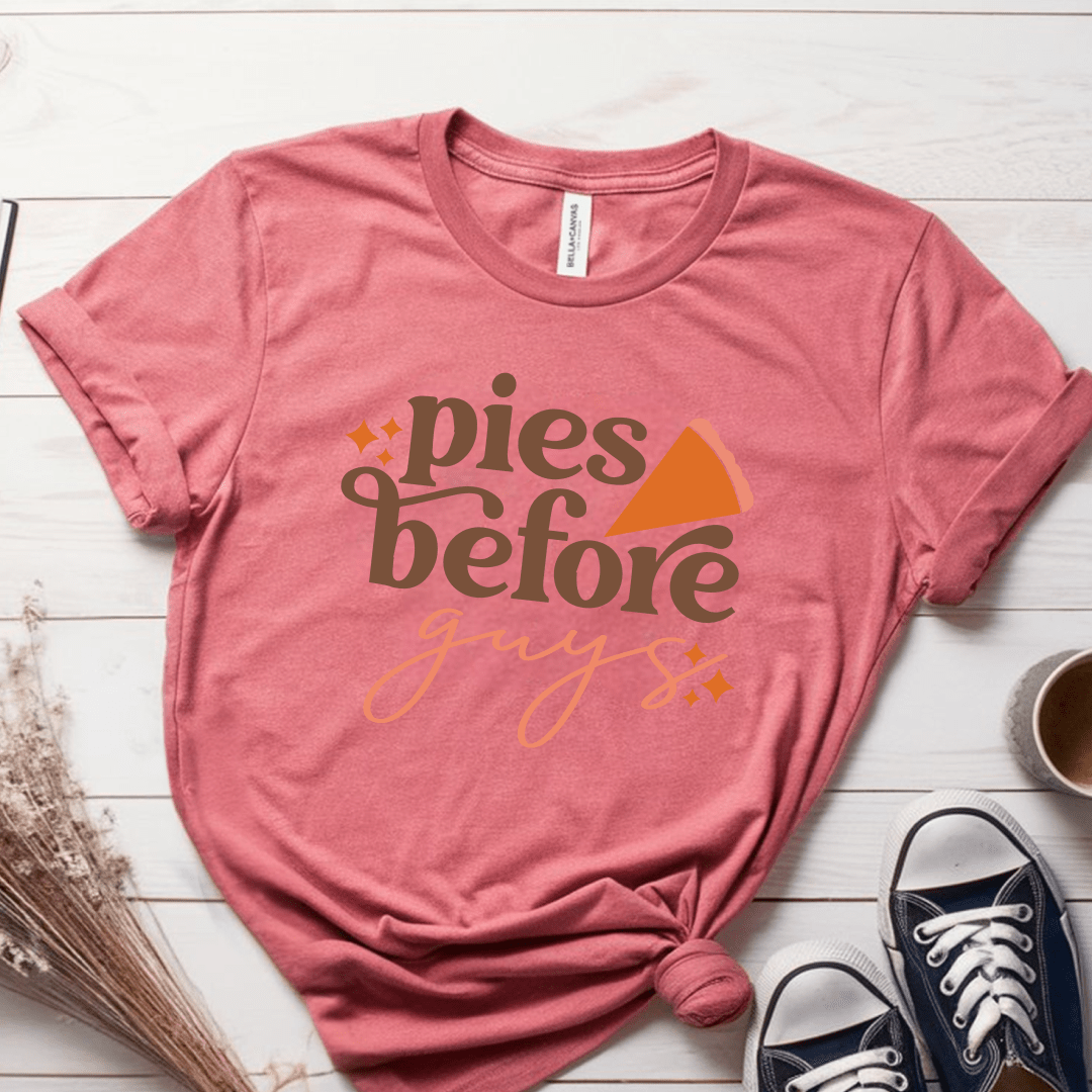 T-Shirt Mauve / S Pies Before Guys T-Shirt