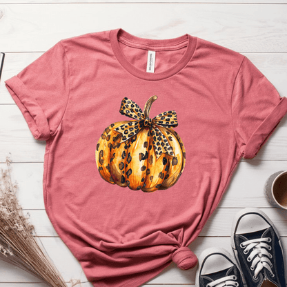 T-Shirt Mauve / S Pumpkin Leopard T-Shirt