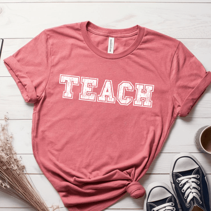 T-Shirt Mauve / S Teach T-Shirt