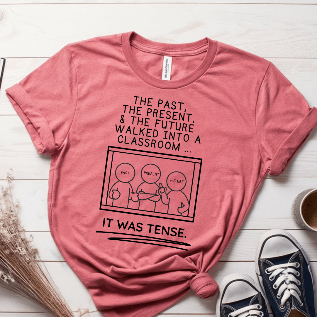 T-Shirt Mauve / S The Past Present Future T-Shirt