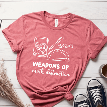 T-Shirt Mauve / S Weapons of Math Destruction T-Shirt