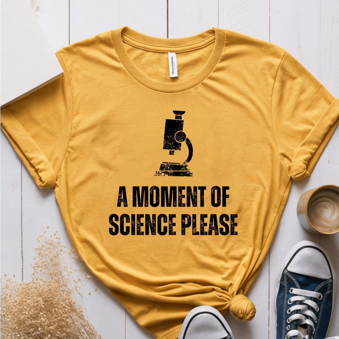 T-Shirt Mustard / S A Moment Of Science Please T-Shirt