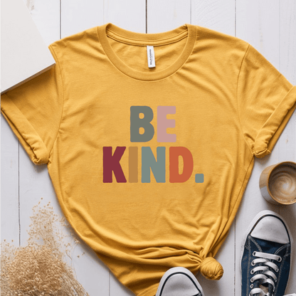 T-Shirt Mustard / S Be Kind T-Shirt