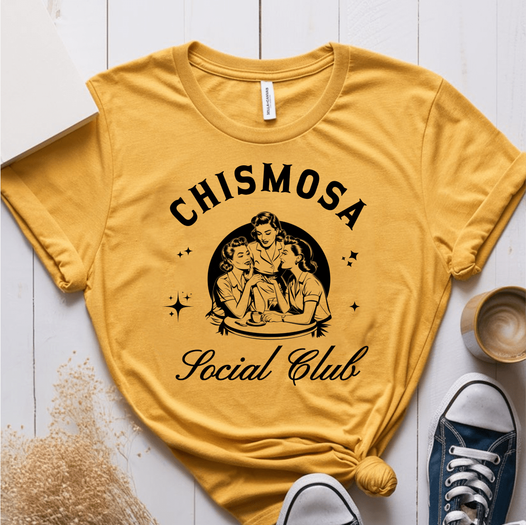 T-Shirt Mustard / S Chismosa Social Club T-Shirt