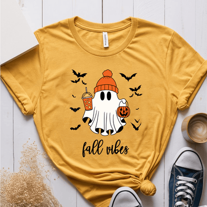 T-Shirt Mustard / S Ghost Fall Vibes T-Shirt