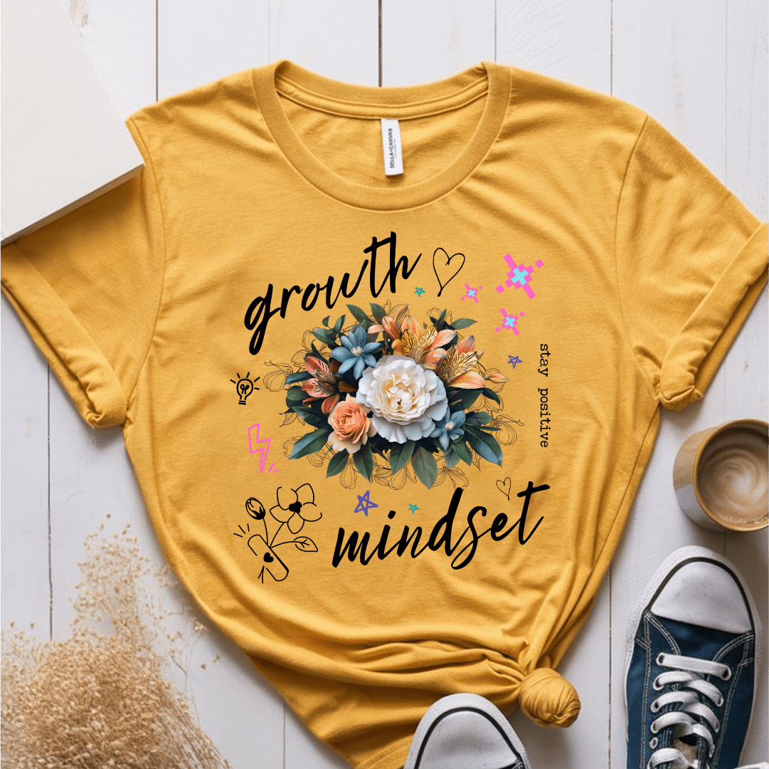 T-Shirt Mustard / S Growth Mindset T-Shirt