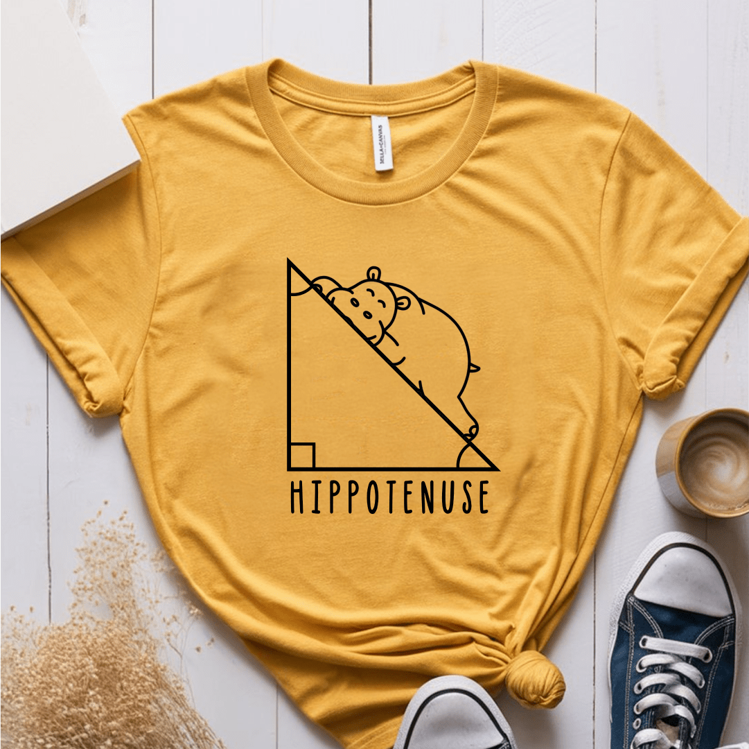 T-Shirt Mustard / S Hippotenuse T-Shirt