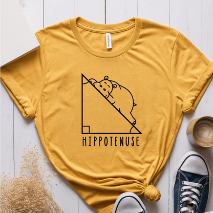 T-Shirt Mustard / S Hippotenuse T-Shirt