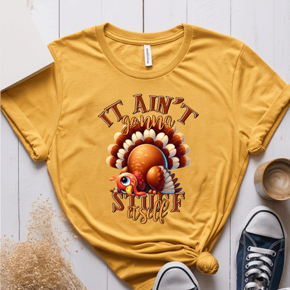 T-Shirt Mustard / S It Ain't Gonna Stuff Itself T-Shirt