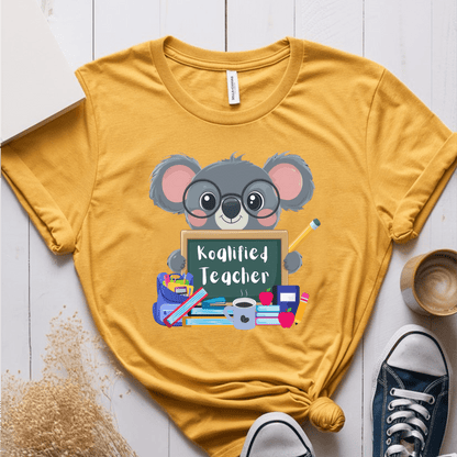 T-Shirt Mustard / S Koalified Teacher T-Shirt