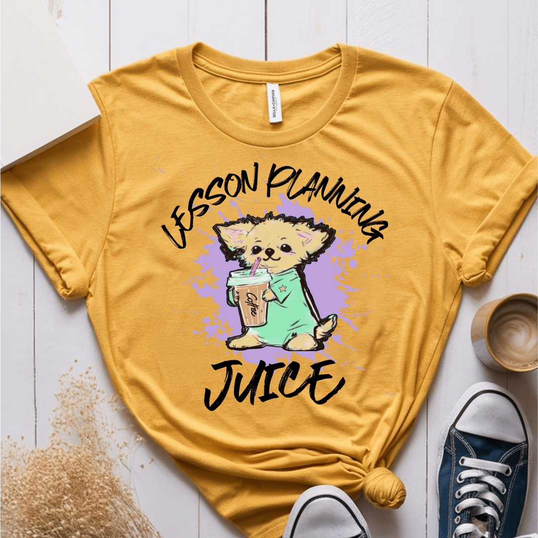 T-Shirt Mustard / S Lesson Planning Juice T-Shirt