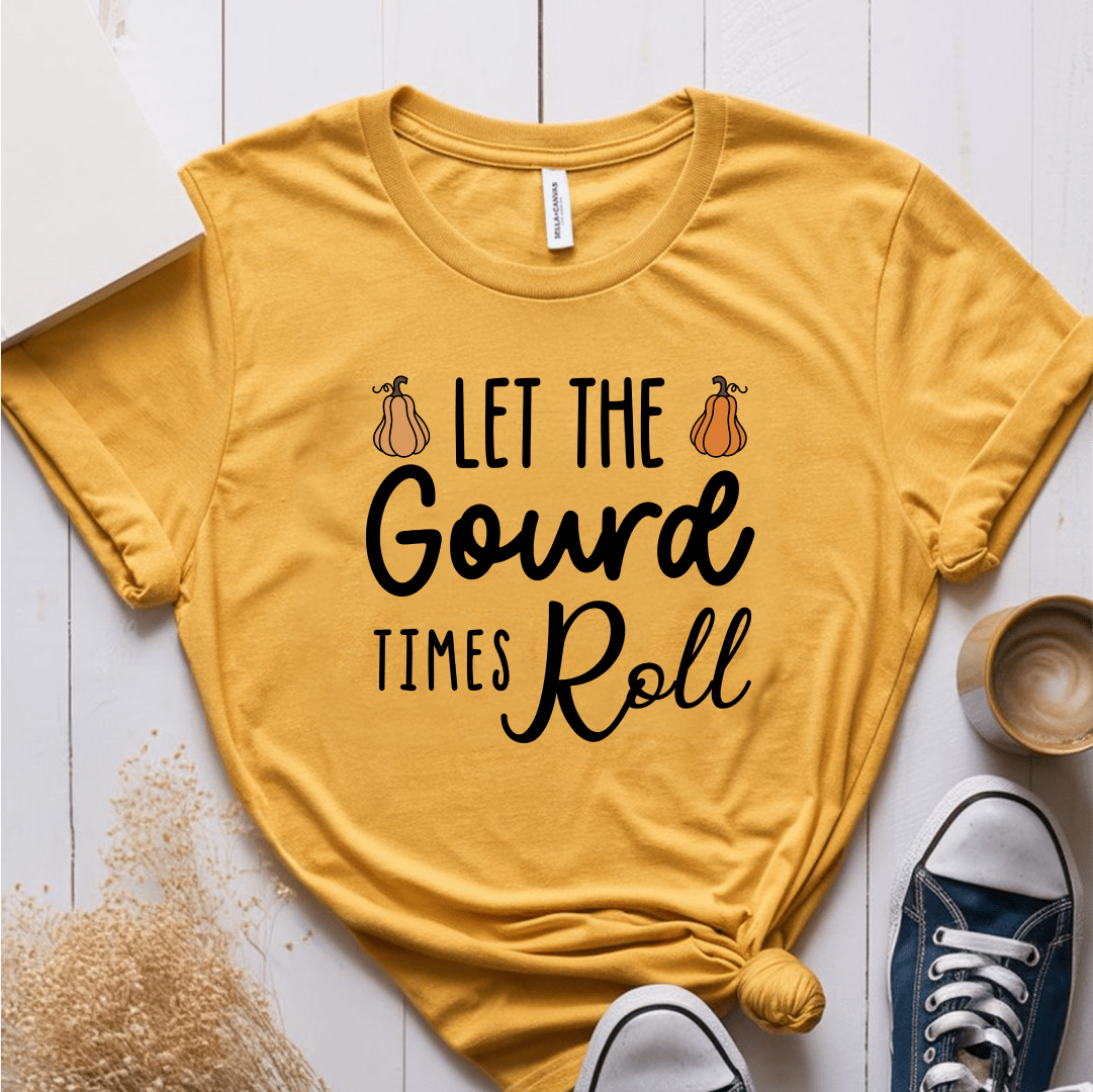 T-Shirt Mustard / S Let The Gourd Times Roll T-Shirt