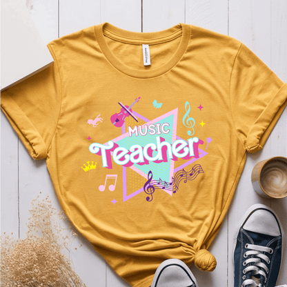 T-Shirt Mustard / S Music Teacher Barbie T-Shirt