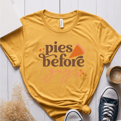 T-Shirt Mustard / S Pies Before Guys T-Shirt