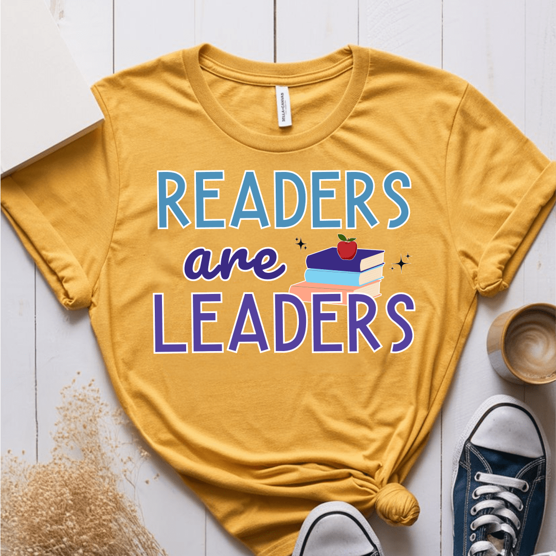 T-Shirt Mustard / S Readers Are Leaders T-Shirt