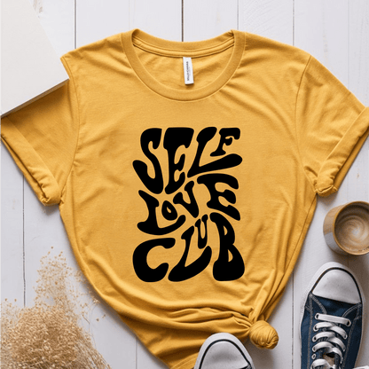 T-Shirt Mustard / S Self Love Club T-Shirt