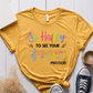 T-Shirt Mustard / S So Happy To See Your Face (Music Teacher) T-Shirt