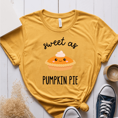 T-Shirt Mustard / S Sweet As Pumpkin Pie T-Shirt