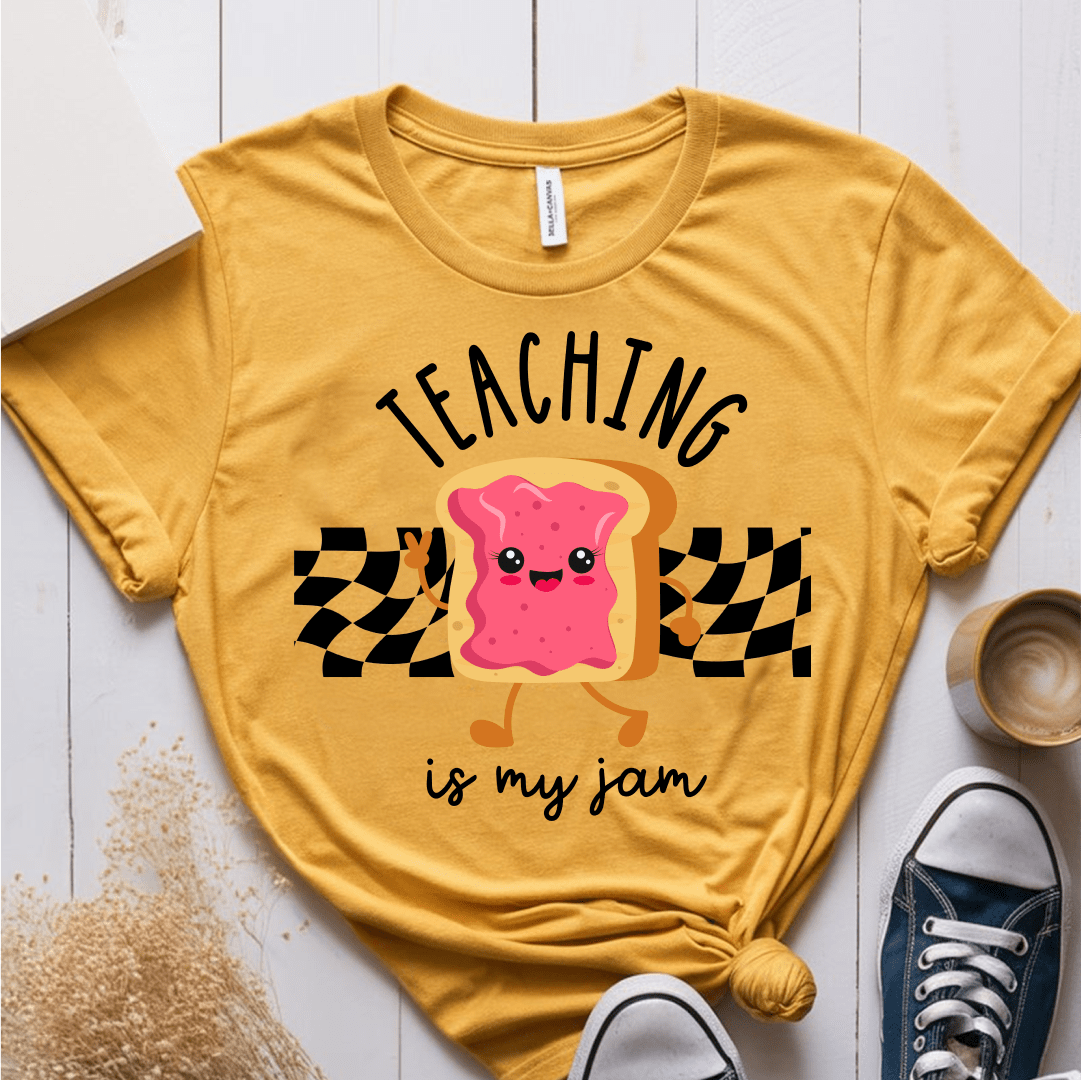 T-Shirt Mustard / S Teaching Is My Jam T-Shirt