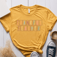 T-Shirt Mustard / S Thankful Teacher Pastel Blocks T-Shirt