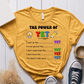 T-Shirt Mustard / S The Power Of Yet T-Shirt