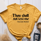 T-Shirt Mustard / S Thou Shall Not Test Me T-Shirt