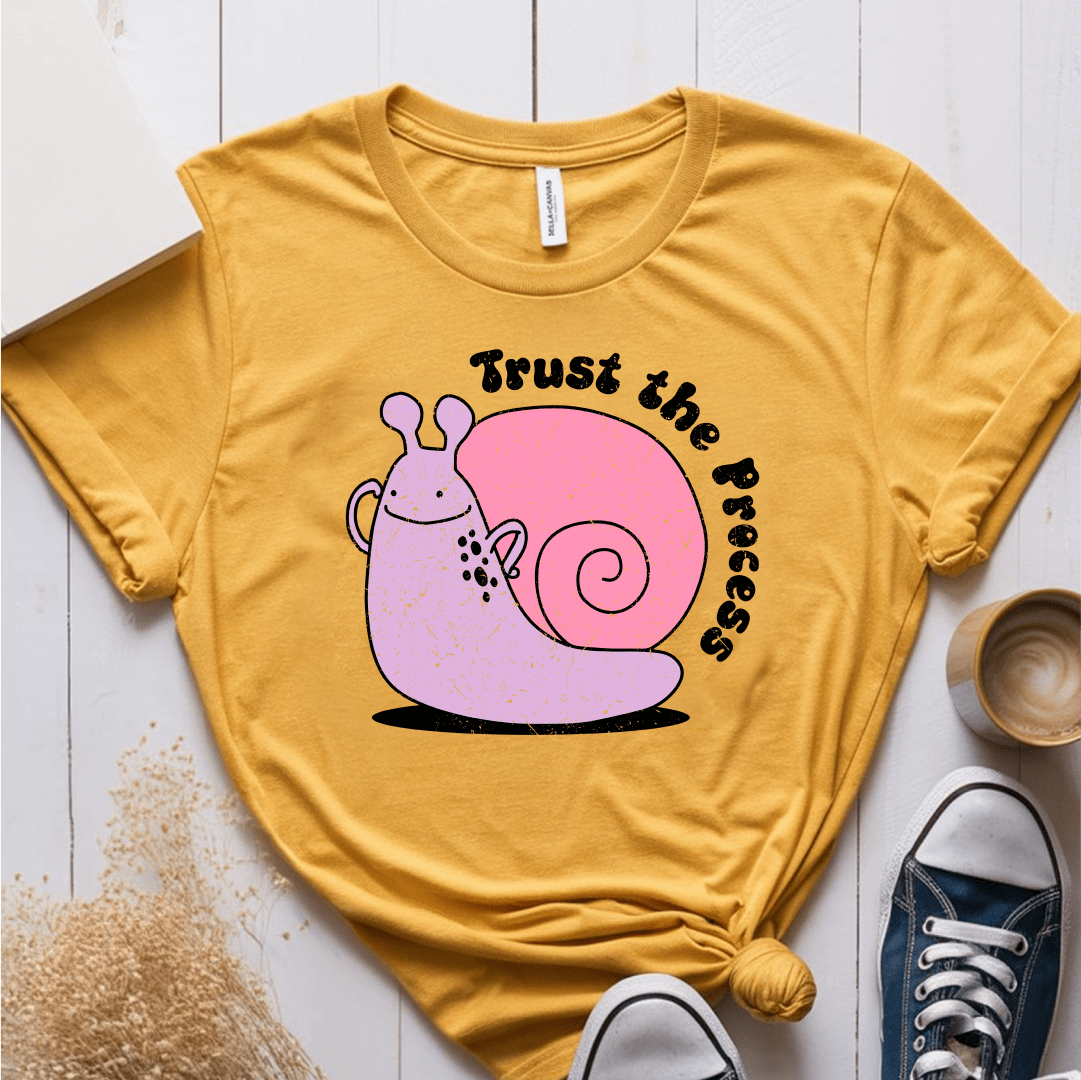 T-Shirt Mustard / S Trust The Process T-Shirt