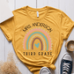 T-Shirt Mustard / XS Personalized Name and Grade Pastel Rainbow T-Shirt