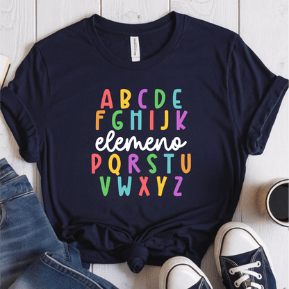 T-Shirt Navy / S ABC Elemeno T-Shirt