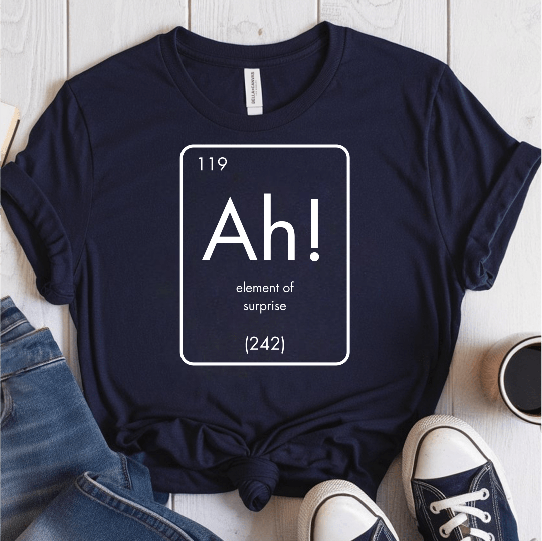 T-Shirt Navy / S Ah! Element of Surprise T-Shirt