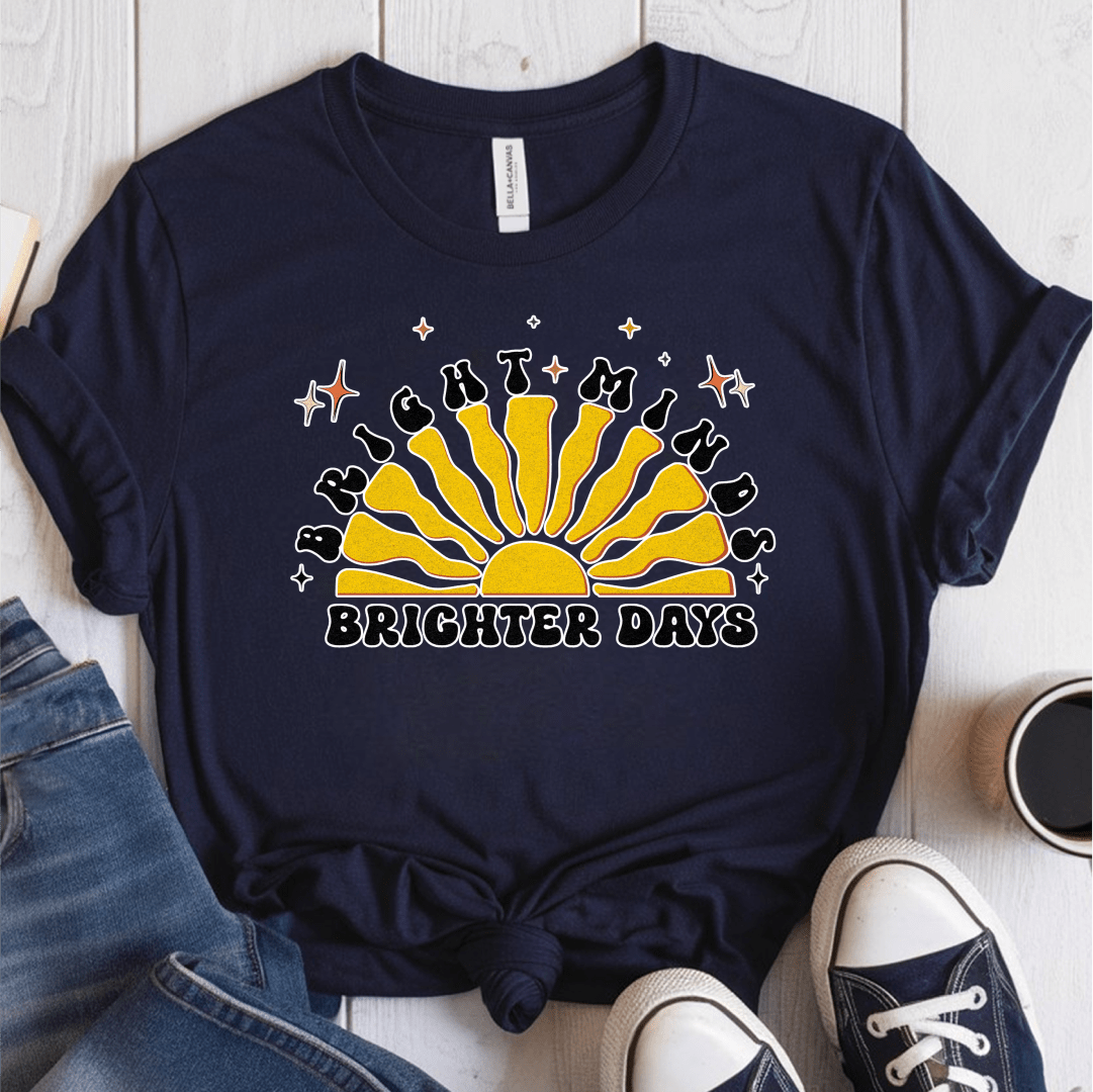 T-Shirt Navy / S Bright Minds Brighter Days T-Shirt